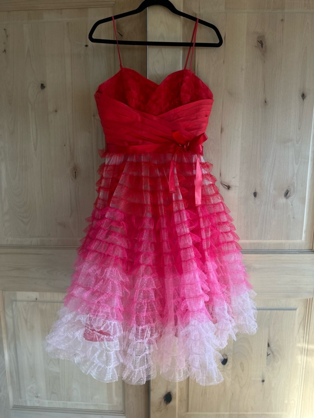 Tiered colorful 50’s inspired dress